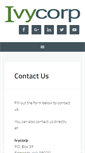 Mobile Screenshot of ivycorp.net